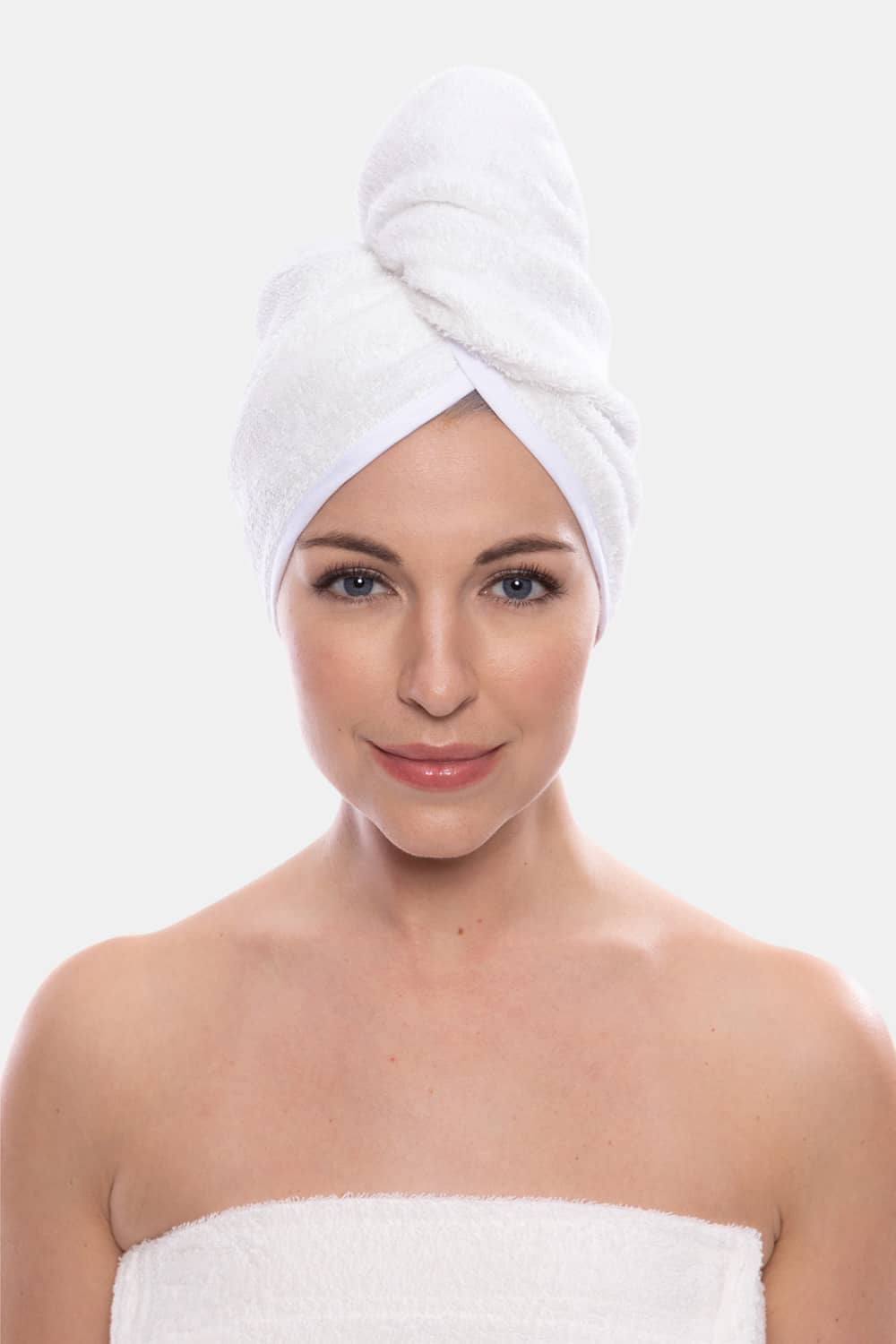 Texere Women's Terry Cloth Hair Towel / Wrap Womens>Spa>Hair Towel Fishers Finery White 