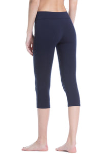 Women's EcoFabric™ 18" Yoga Capri Workout Legging Womens>Activewear>Yoga Pants Fishers Finery 