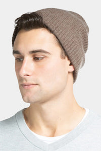 Men's 100% Pure Cashmere Ribbed Hat Mens>Accessories>Hat Fishers Finery 