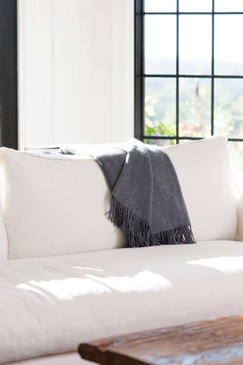 100% Pure Cashmere Fringe Throw Blanket with Gift Box Home>Bedding>Throw Fishers Finery 
