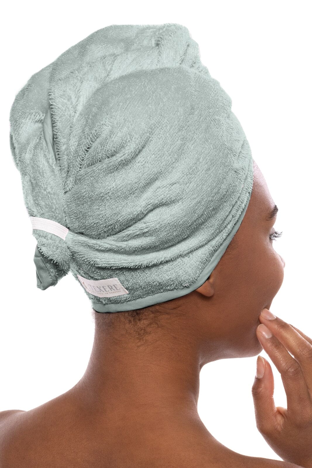 Texere Women's 2pc Terry Cloth Body and Hair Wrap