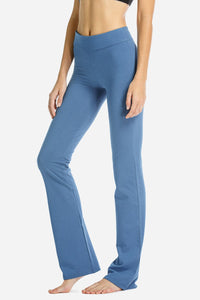 Women's EcoFabric™ Boot Leg Yoga Pant with Back Pockets - OUTLET Womens>Activewear>Yoga Pants Fishers Finery 