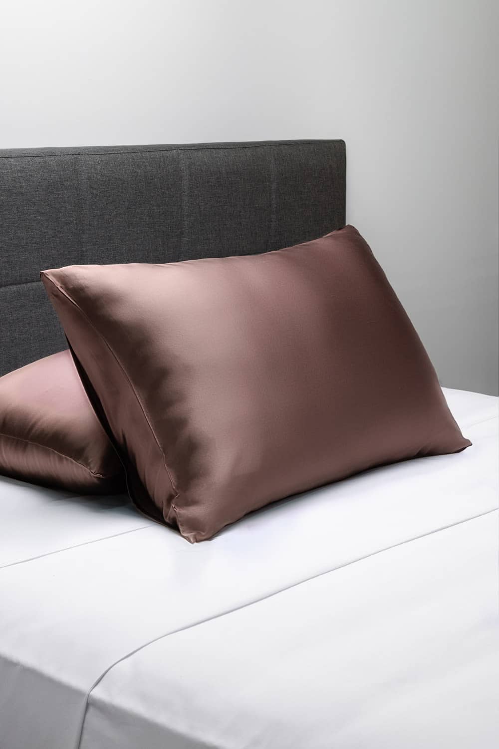 25 Momme 100% Pure Mulberry Silk Pillowcase - Good Housekeeping "All-Star Standout" Home>Bedding>Pillowcase Fishers Finery Chocolate Standard Single