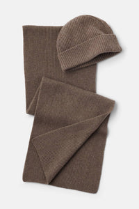 Men's 100% Pure Cashmere 2pc Rib Knit Set with Gift Box Mens>Accessories>Sets Fishers Finery 