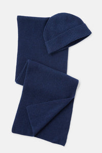Men's 100% Pure Cashmere 2pc Rib Knit Set with Gift Box Mens>Accessories>Sets Fishers Finery 