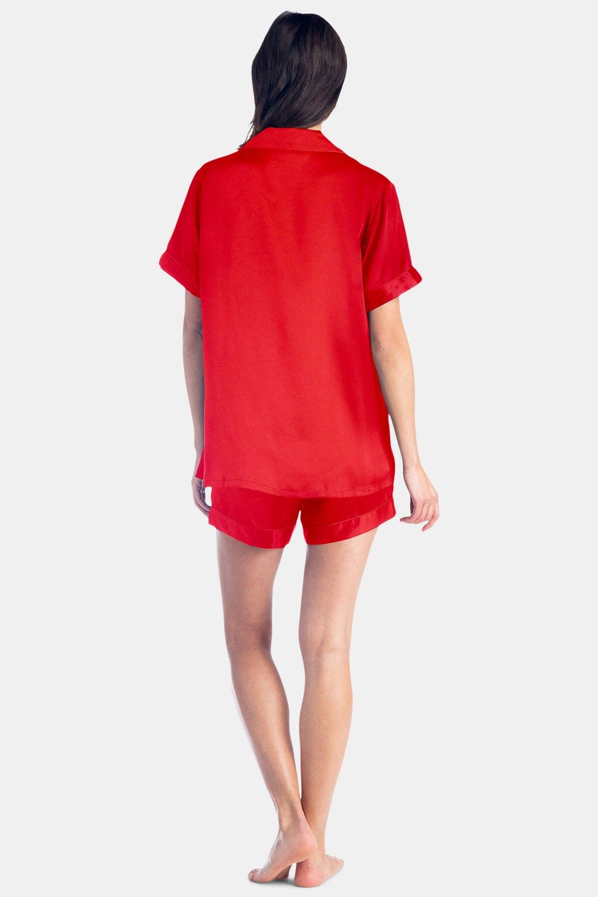 Women's 100% Mulberry Silk Short Sleeve Pajama Set with Gift Box Womens>Sleep and Lounge>Pajamas Fishers Finery 