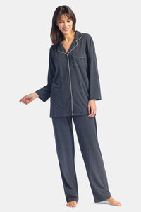 Women's Full Length Jersey Pajama Set with Gift Box Womens>Sleep and Lounge>Pajamas Fishers Finery 