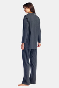 Women's Full Length Jersey Pajama Set with Gift Box Womens>Sleep and Lounge>Pajamas Fishers Finery 