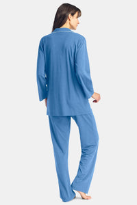 Women's Full Length Jersey Pajama Set with Gift Box Womens>Sleep and Lounge>Pajamas Fishers Finery 