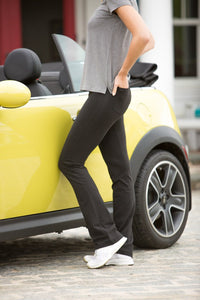 Women's EcoFabric™ Boot Leg Yoga Pant with Back Pockets - OUTLET Womens>Activewear>Yoga Pants Fishers Finery 