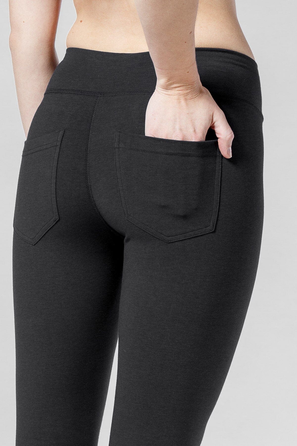 Women's EcoFabric™ Boot Leg Yoga Pant with Back Pockets - OUTLET Womens>Activewear>Yoga Pants Fishers Finery 