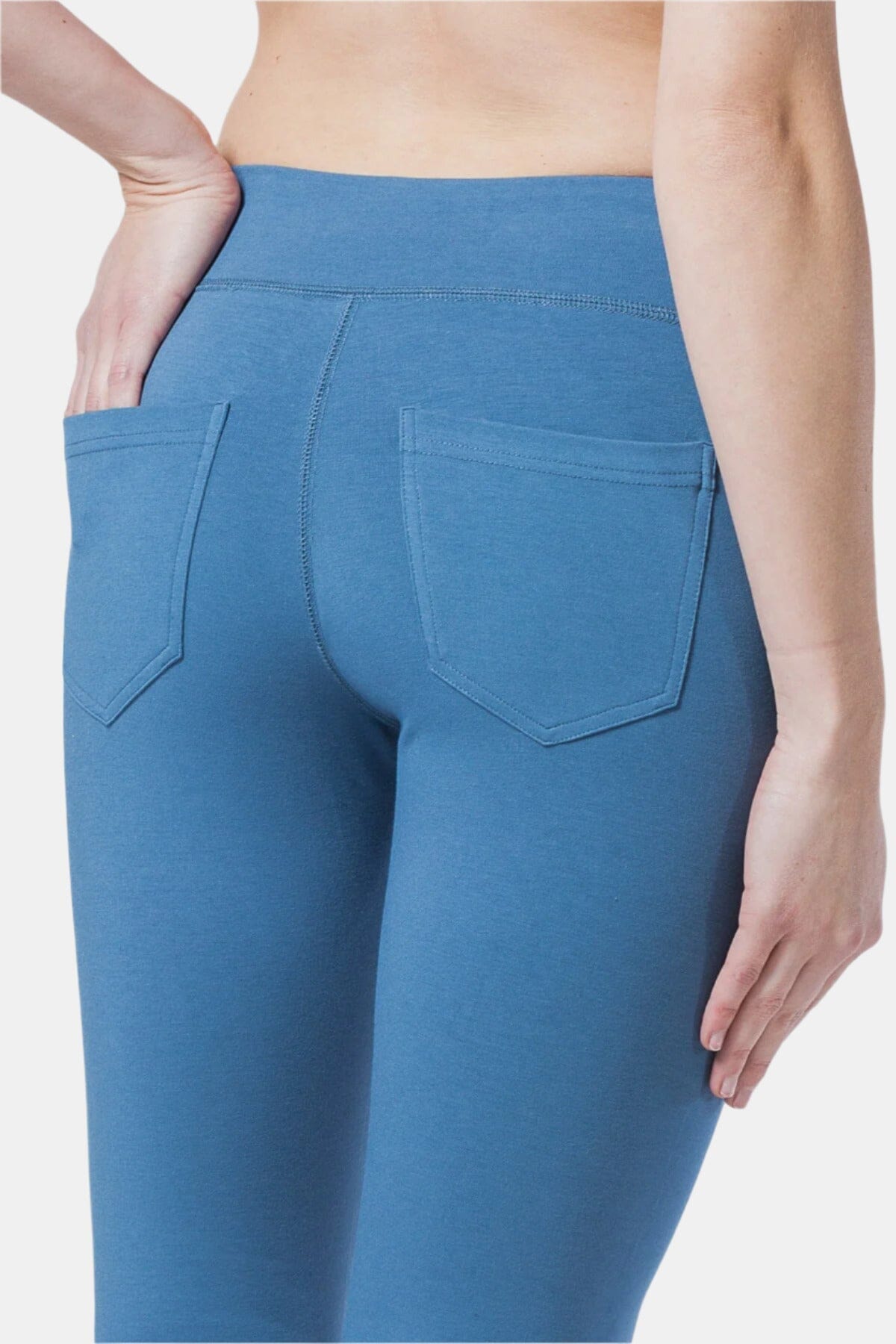 Women's EcoFabric™ Boot Leg Yoga Pant with Back Pockets Womens>Activewear>Yoga Pants Fishers Finery 