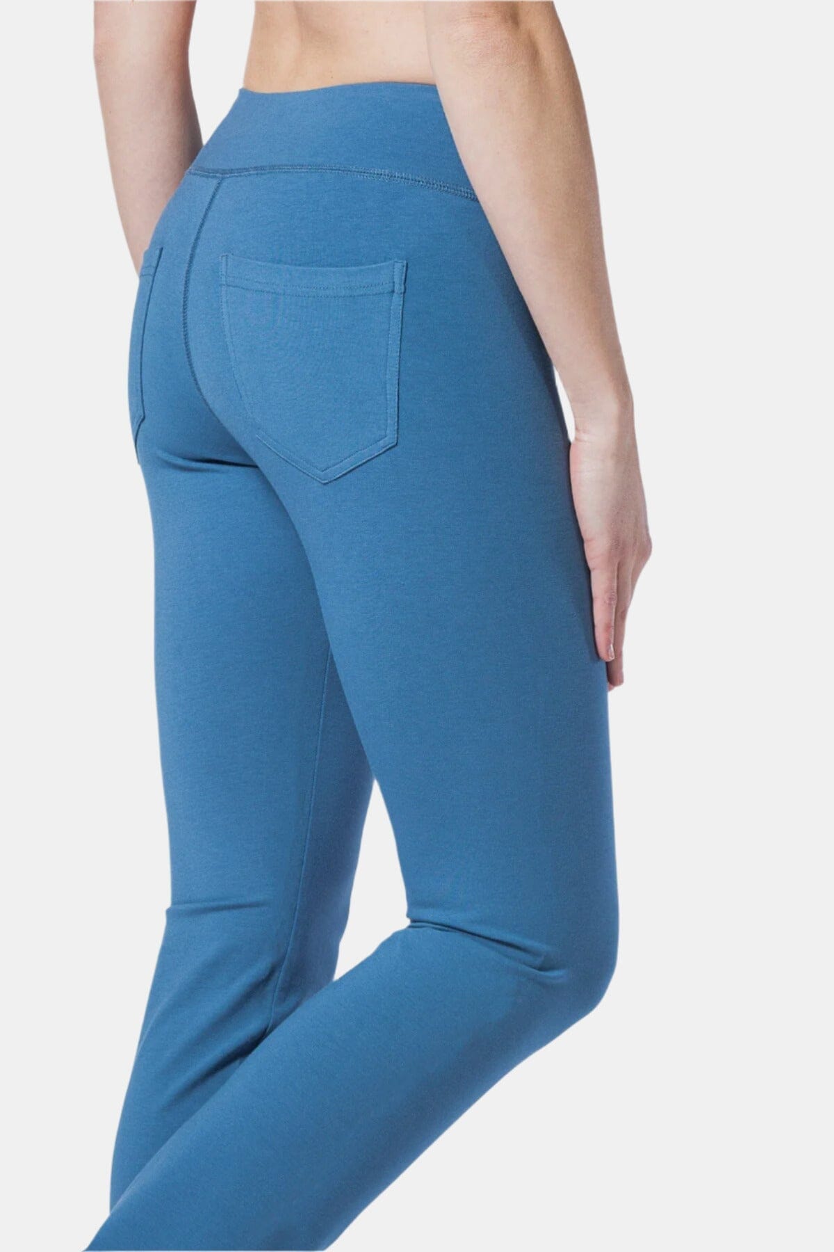 Women's EcoFabric™ Boot Leg Yoga Pant with Back Pockets Womens>Activewear>Yoga Pants Fishers Finery 