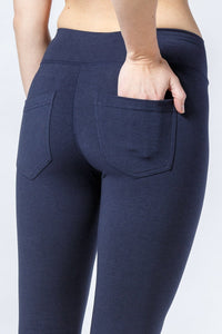 Women's EcoFabric™ Boot Leg Yoga Pant with Back Pockets - OUTLET Womens>Activewear>Yoga Pants Fishers Finery 