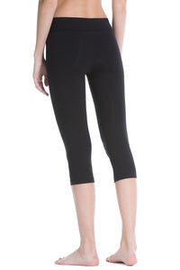 Women's EcoFabric™ 18" Yoga Capri Workout Legging Womens>Activewear>Yoga Pants Fishers Finery 
