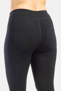 Women’s EcoFabric™ Ankle Length Legging With Back Pockets Outlet Womens>Activewear>Yoga Pants Fishers Finery 