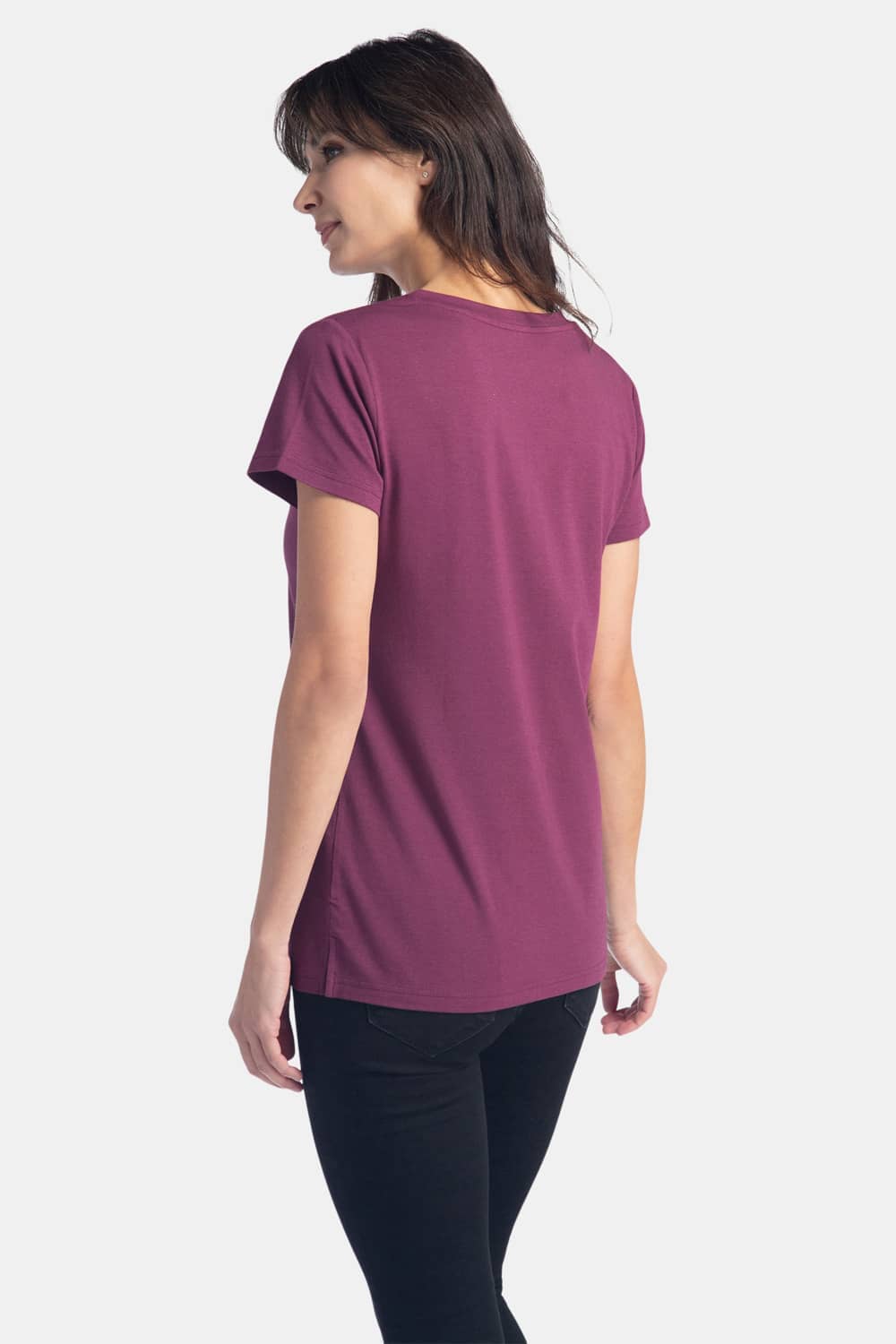 Women's Classic Fit EcoFabric™ V-Neck Tee Womens>Casual>Top Fishers Finery 