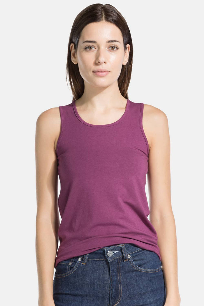 Women's Essential EcoFabric™ Tank Top Womens>Casual>Top Fishers Finery Wine X-Small 