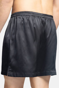 Men's 100% Pure Mulberry Silk Lounge Boxers - IMPROVED No-Roll Waistband Mens>Sleep and Lounge>Boxer Fishers Finery 