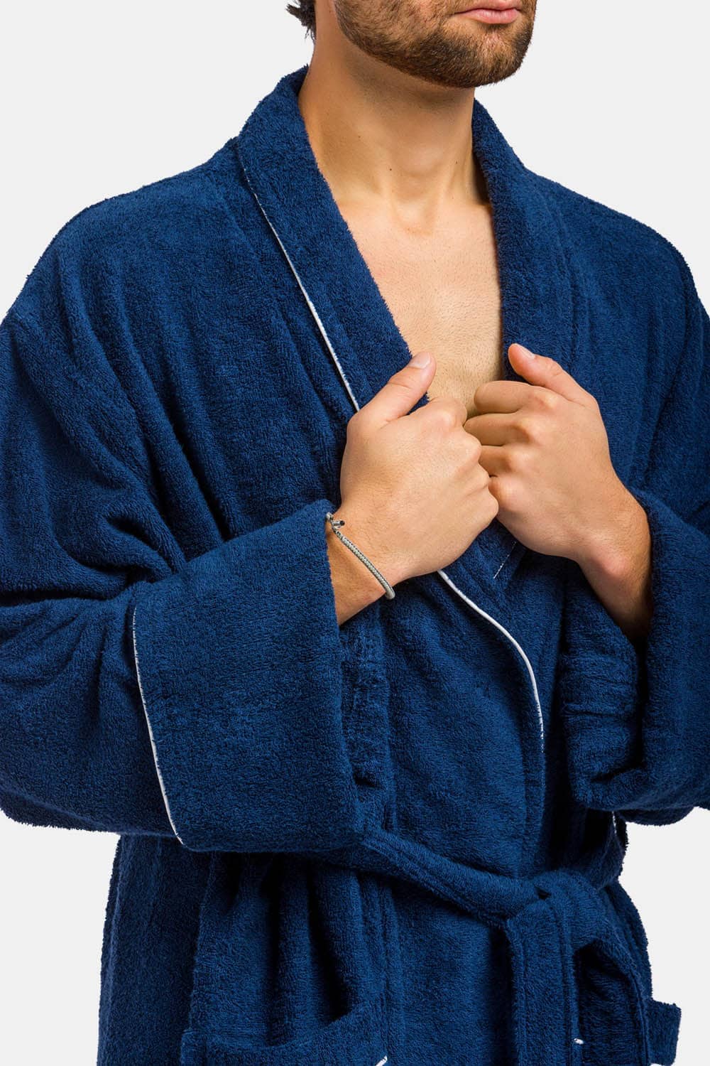 Men's Robes | Mens Terry Cloth Bathrobe | Spa Robe | Fishers Finery