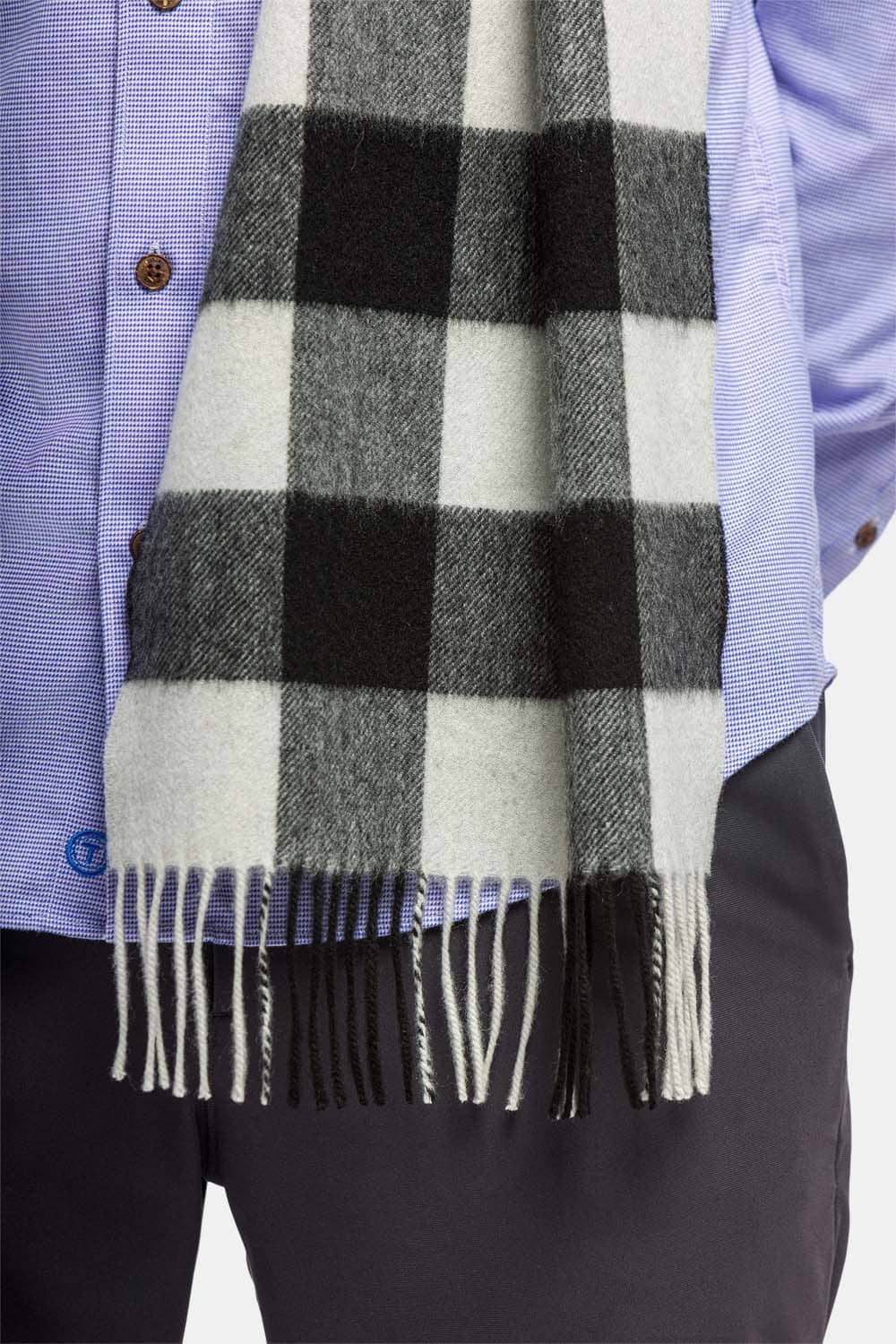 Men's Classic 100% Pure Cashmere Scarf Mens>Accessories>Scarf Fishers Finery 