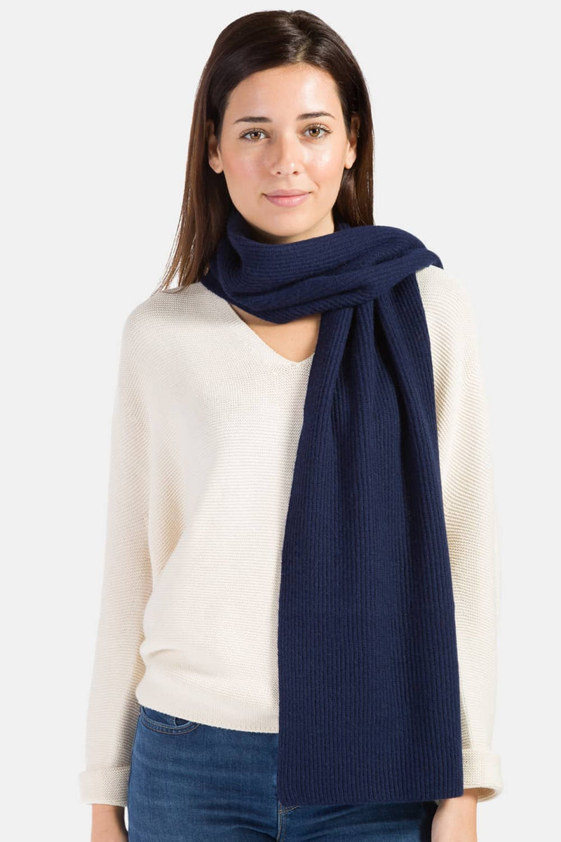 Cashmere Scarves | Our Premium Ribbed Cashmere Scarf | Fishers Finery
