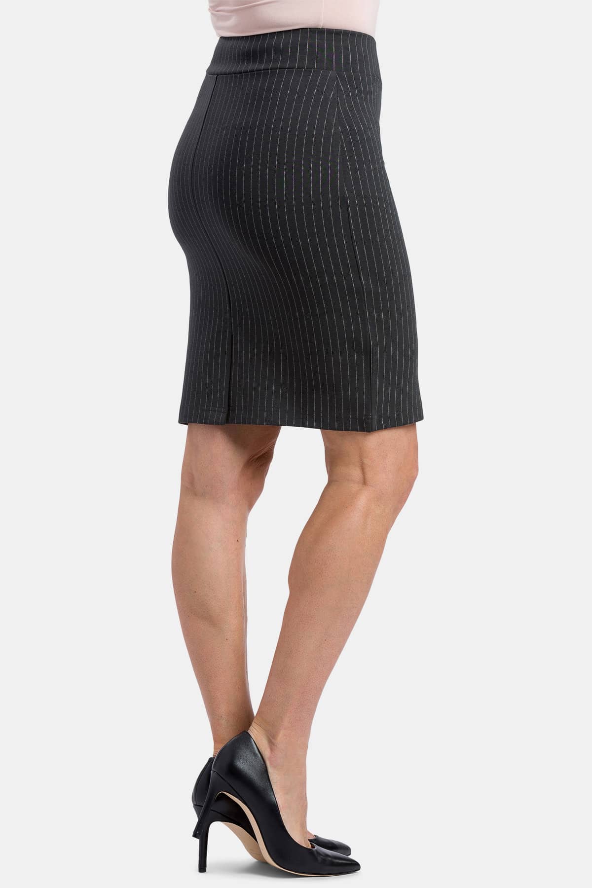 Women's Ponte Knit Pull-On Pencil Skirt Womens>Skirt Fishers Finery 