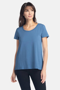 Women's Relaxed EcoFabric™ Scoop Neck Tee Womens>Casual>Top Fishers Finery 
