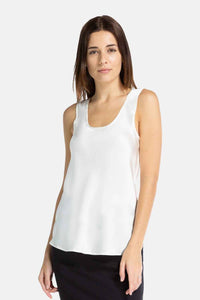 Women's 100% Pure Mulberry Silk Camisole Womens>Casual>Top Fishers Finery Ivory XS 