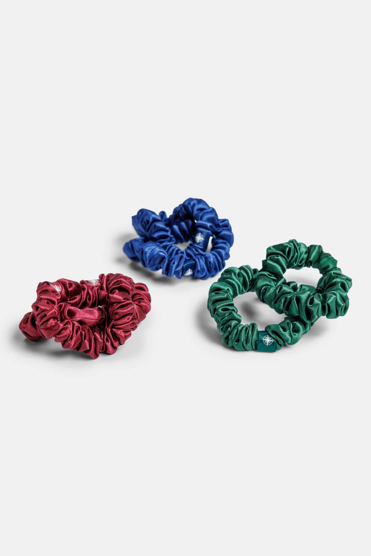 100% Pure Mulberry Silk Hair Scrunchies with Gift Box - Set of 6 Skinny Hair Ties Womens&gt;Beauty&gt;Hair Care Fishers Finery 