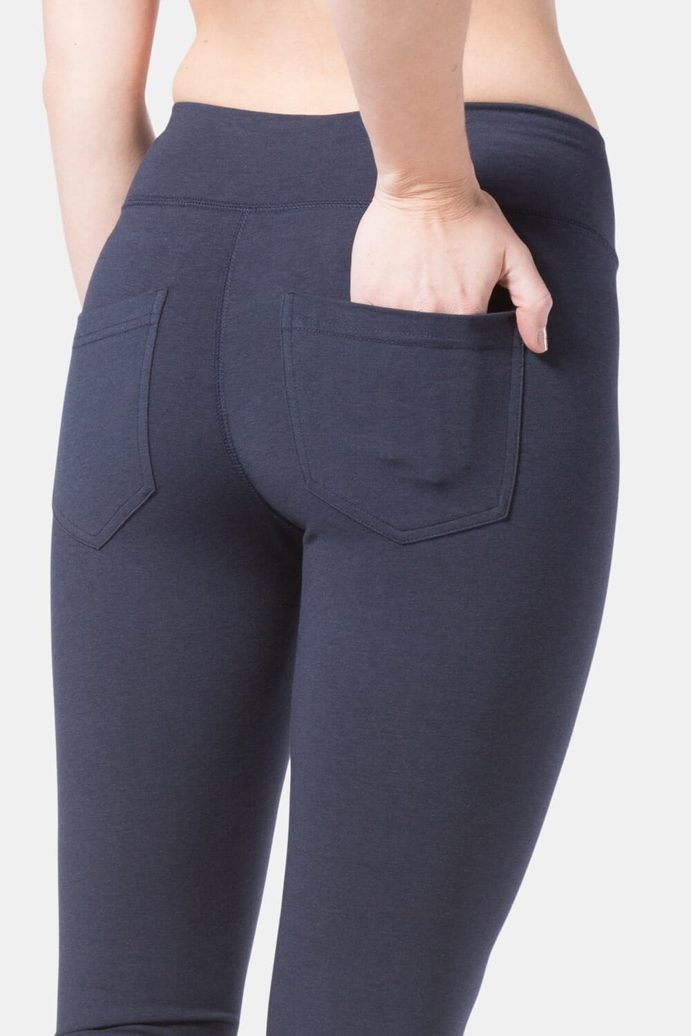 Women's EcoFabric™ Straight Leg Yoga Pant with Back Pockets Womens>Activewear>Yoga Pants Fishers Finery 