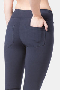 Women's EcoFabric™ Straight Leg Yoga Pant with Back Pockets Womens>Activewear>Yoga Pants Fishers Finery 
