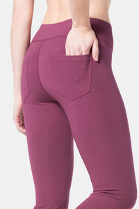 Women's EcoFabric™ Straight Leg Yoga Pant with Back Pockets - Outlet Womens>Activewear>Yoga Pants Fishers Finery 