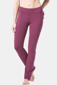 Women's EcoFabric™ Straight Leg Yoga Pant with Back Pockets - Outlet Womens>Activewear>Yoga Pants Fishers Finery 