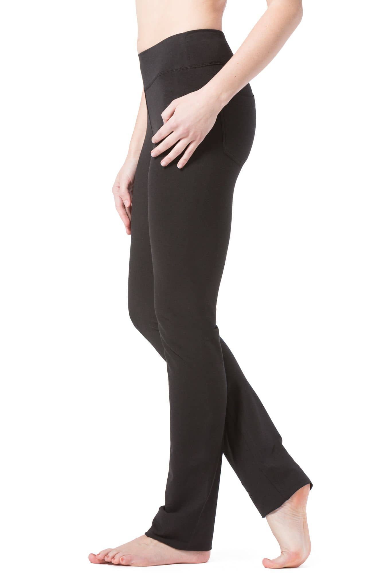 Women's EcoFabric™ Straight Leg Yoga Pant with Back Pockets Womens>Activewear>Yoga Pants Fishers Finery 