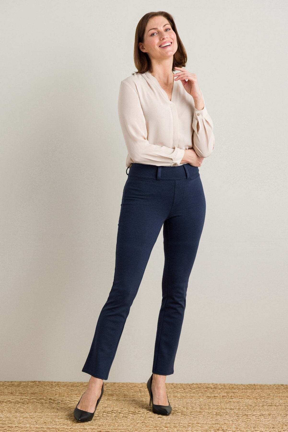 High Waist Best Slim Fit Dress Pants Womens Skinny Dress Pants For