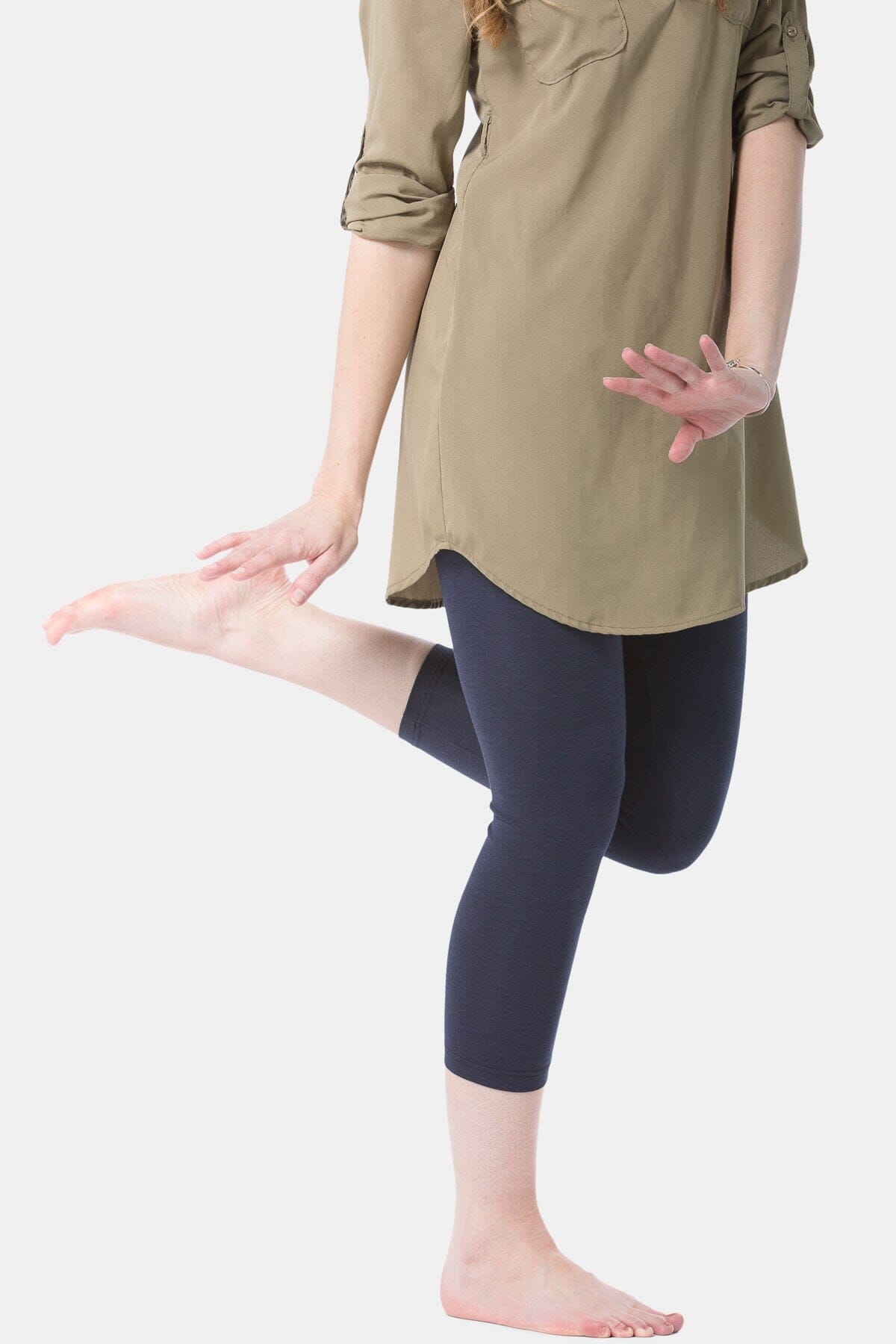 Women's Everyday EcoFabric™ Capri Length Legging Womens>Casual>Leggings Fishers Finery 