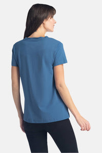Women's Relaxed EcoFabric™ V-Neck Tee Womens>Casual>Top Fishers Finery 