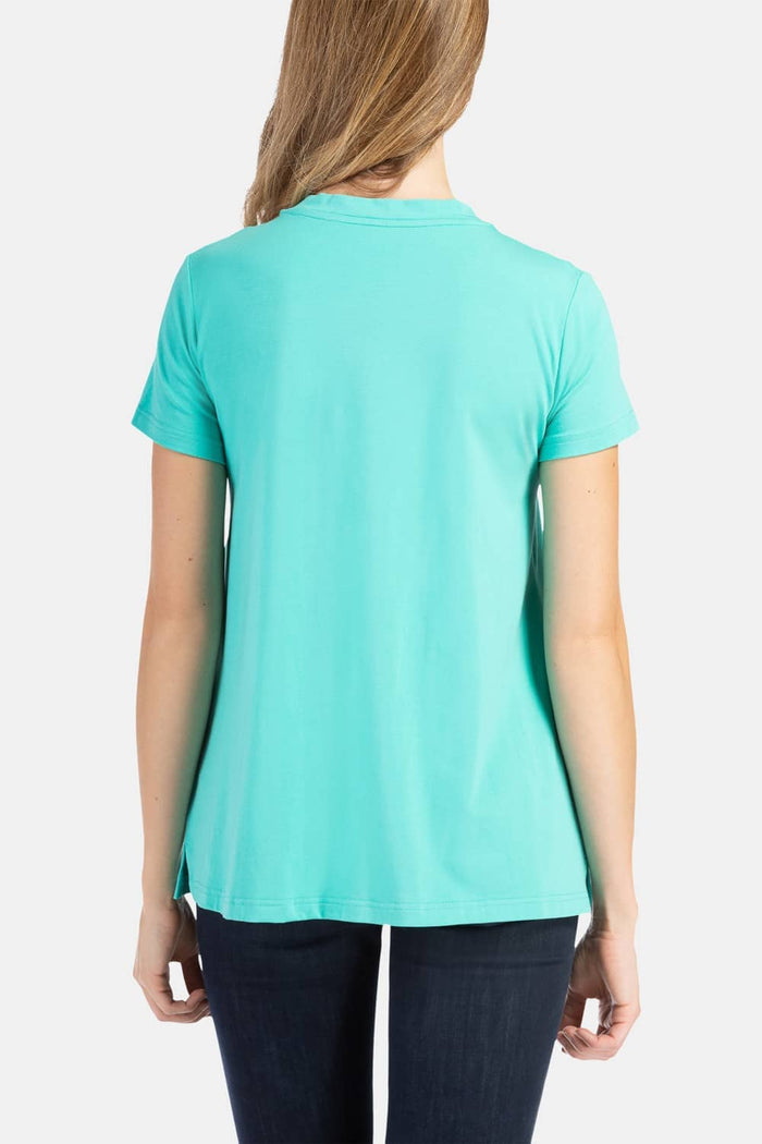 Women's Relaxed EcoFabric™ V-Neck Tee Womens>Casual>Top Fishers Finery 