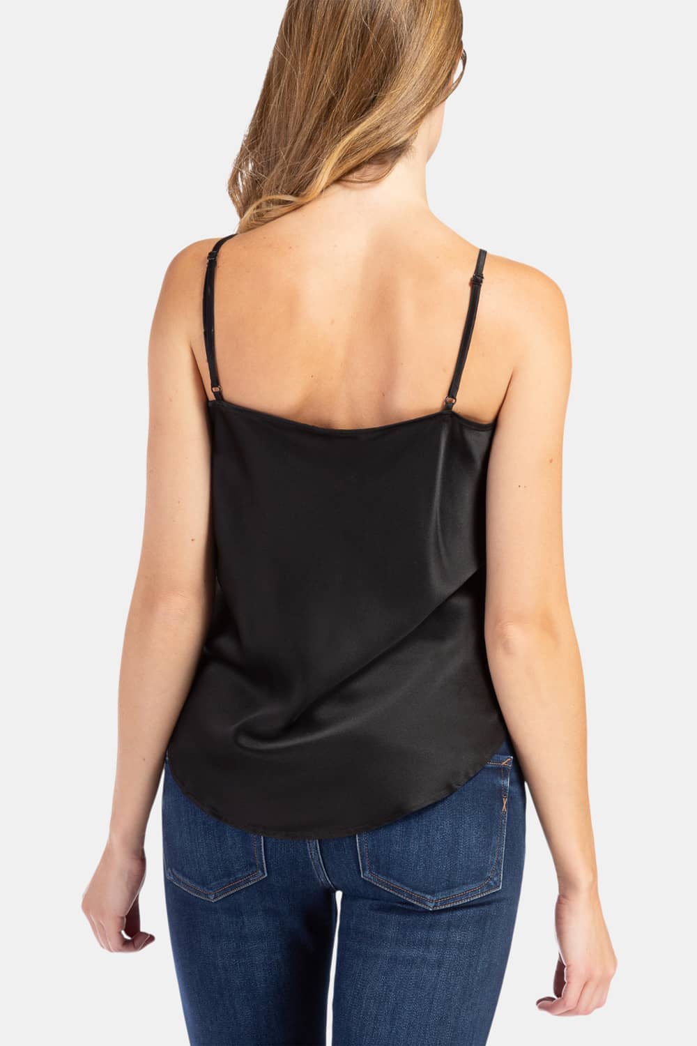 Women's 100% Pure Mulberry Silk Camisole Tank Top with Adjustable Spaghetti Straps - IMPROVED FIT Womens>Casual>Top Fishers Finery 