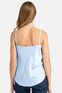 Women's 100% Pure Mulberry Silk Camisole Tank Top with Adjustable Spaghetti Straps - IMPROVED FIT Womens>Casual>Top Fishers Finery 