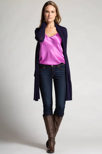 Women's 100% Pure Mulberry Silk Camisole with Adjustable Spaghetti Straps - OUTLET Womens>Casual>Top Fishers Finery 