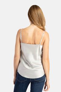Women's 100% Pure Mulberry Silk Camisole Tank Top with Adjustable Spaghetti Straps - IMPROVED FIT Womens>Casual>Top Fishers Finery 