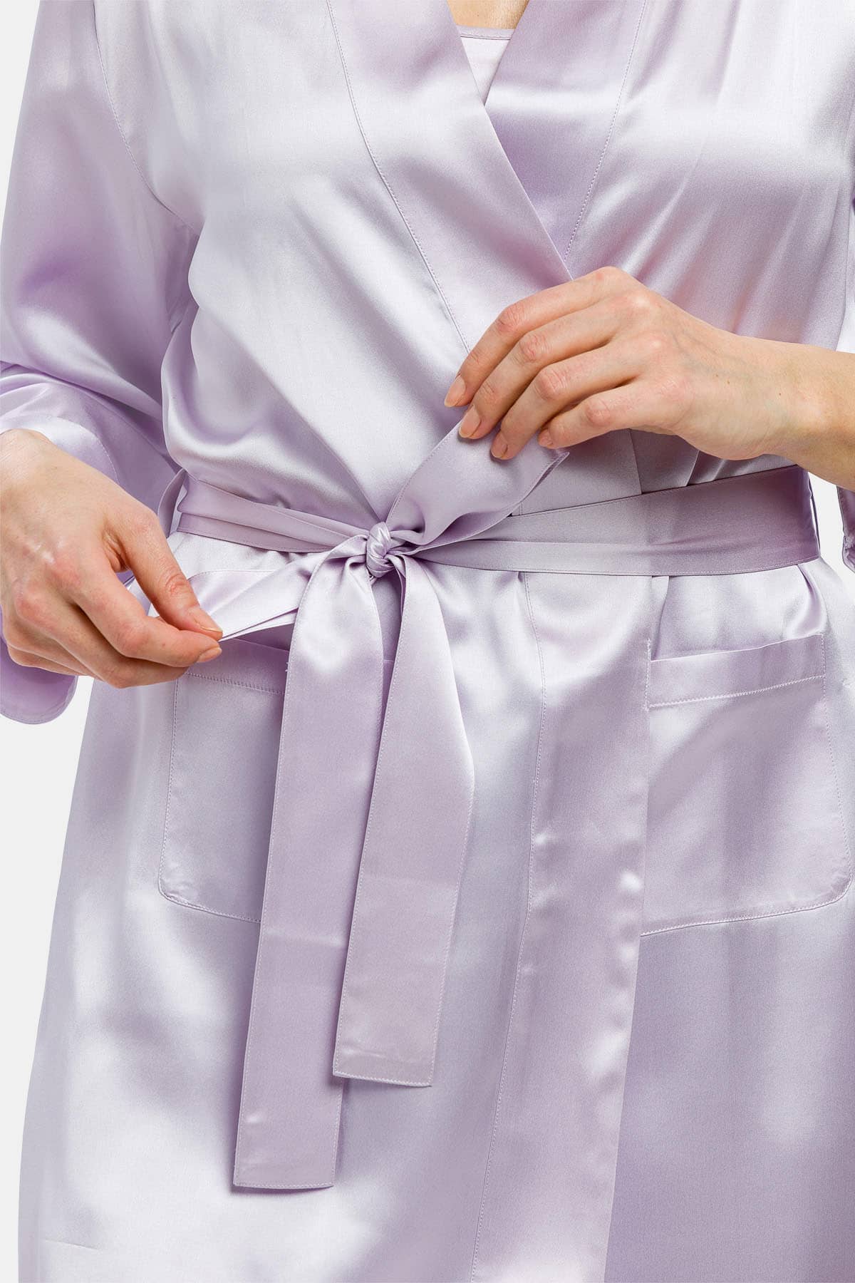 Women's 100% Pure Mulberry Silk Robe Womens>Sleepwear>Robe Fishers Finery 
