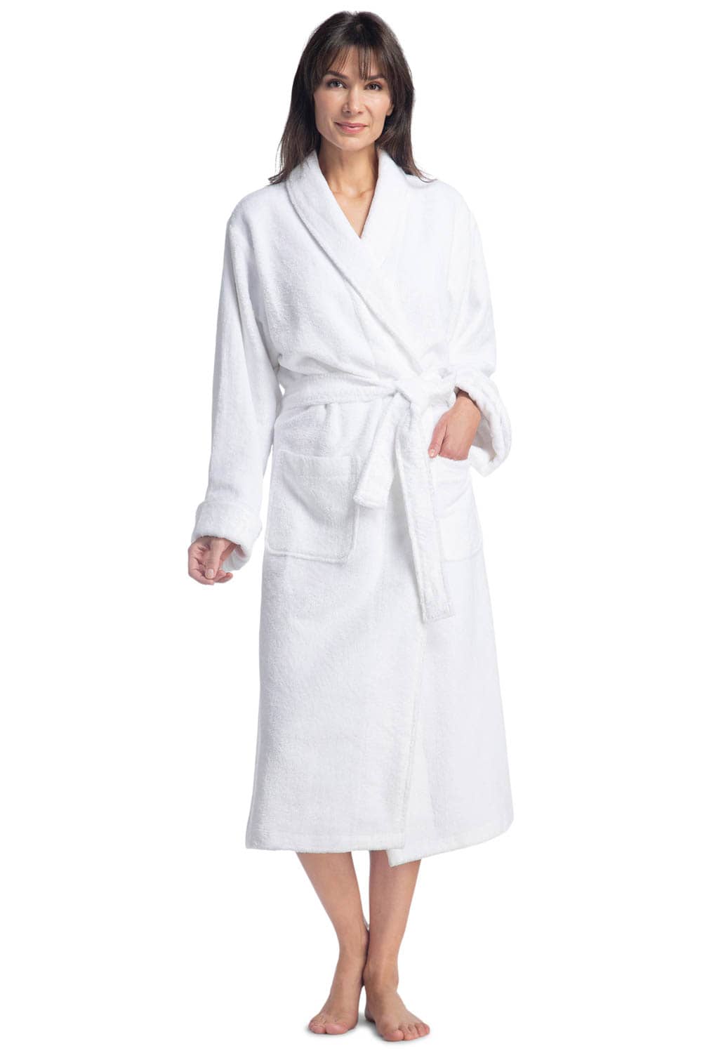 Women's Premier Turkish-Style Full Length Terry Cloth Spa Robe Womens>Spa>Robe Fishers Finery 