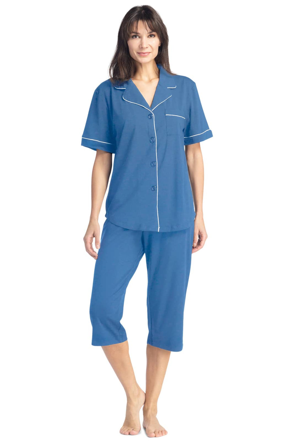 Women's Pajama Sets | Cotton Capri Short Pajama's | Fishers Finery