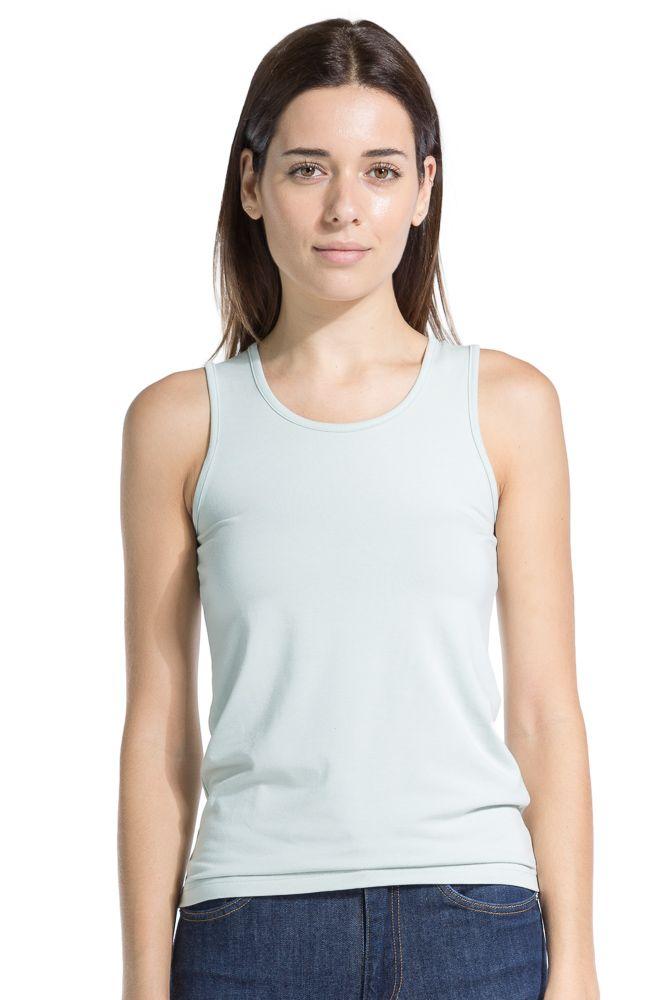 Women's Essential EcoFabric™ Tank Top Womens>Casual>Top Fishers Finery Sea Glass X-Small 