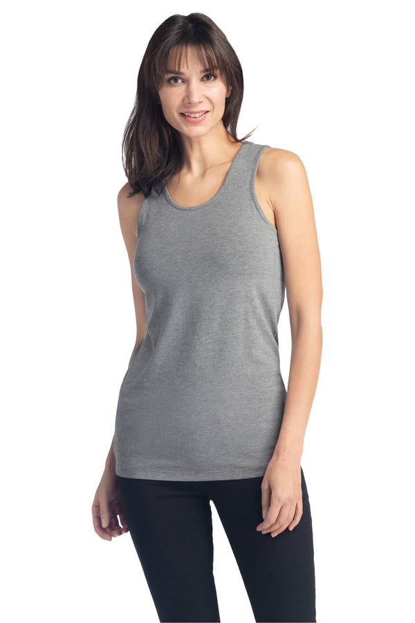 Women's Essential EcoFabric™ Tank Top Womens>Casual>Top Fishers Finery Light Heather Gray X-Small 