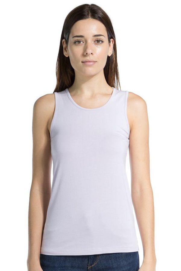 Women's Essential EcoFabric™ Tank Top Womens>Casual>Top Fishers Finery Lavender Fog X-Small 