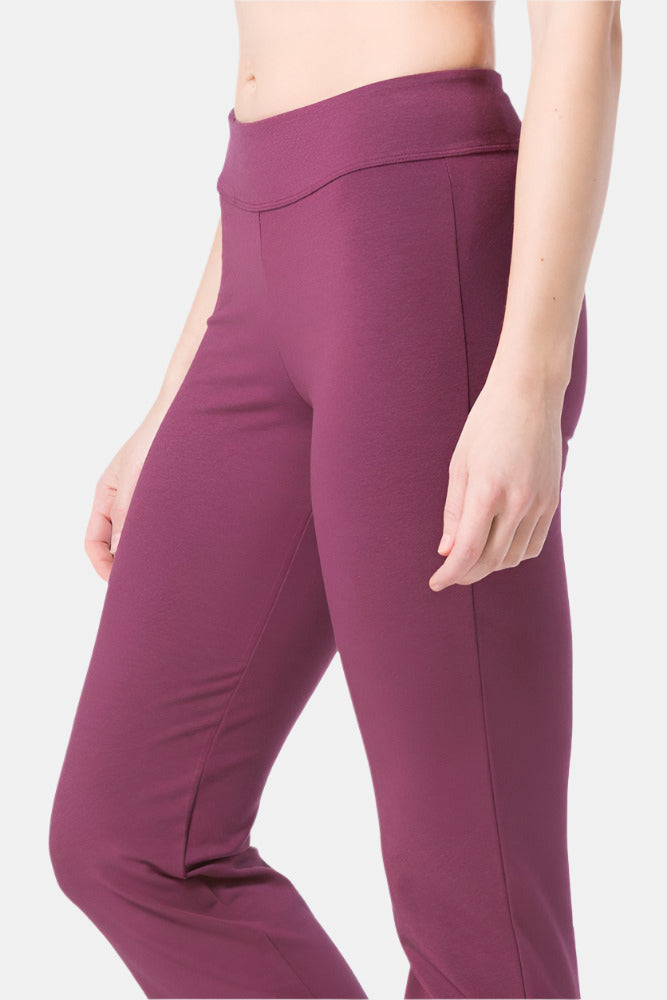 Women's EcoFabric™ Boot Leg Yoga Pant with Back Pockets Womens>Activewear>Yoga Pants Fishers Finery 